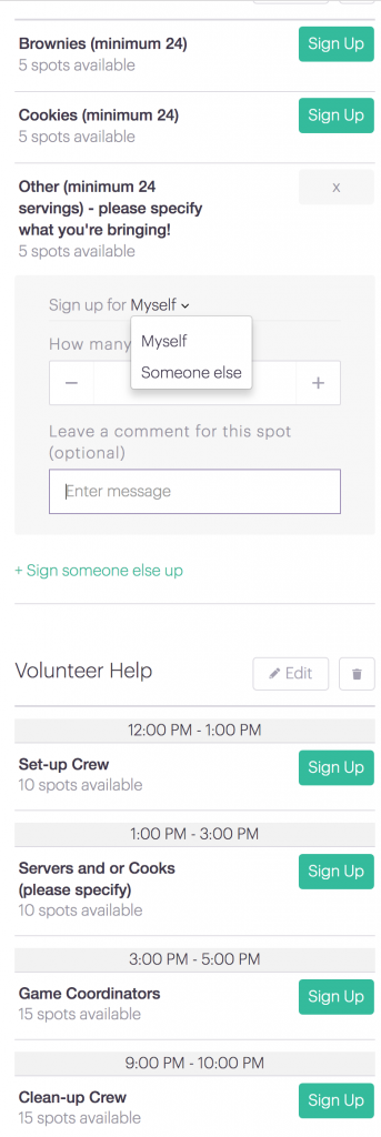 How to sign someone else up signup tool 2
