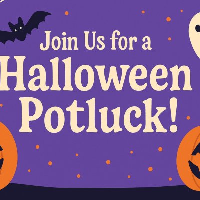 invitation for a halloween potluck part