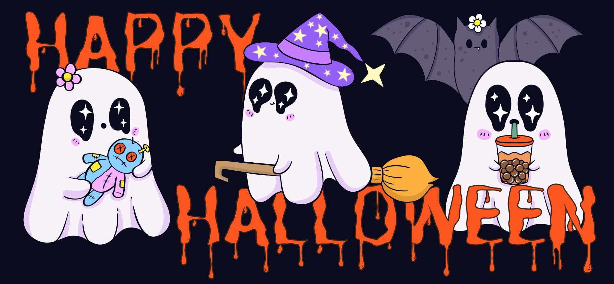 classroom Halloween party ideas - happy halloween header image