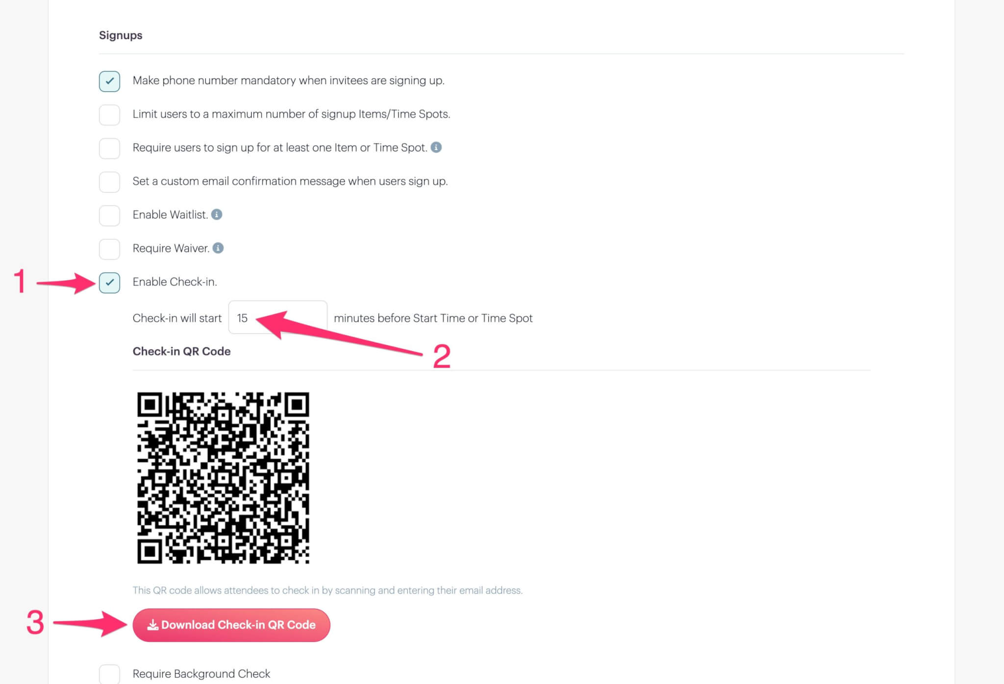Participant Check In Enable Check-ins and Check-outs for Your Events | PlanHero